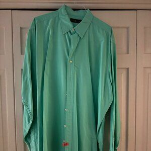Green Ralph Lauren polo button down - 2XLT